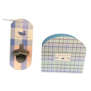Napkin Holder/Drink Opener Set By Southern Marsh NWT